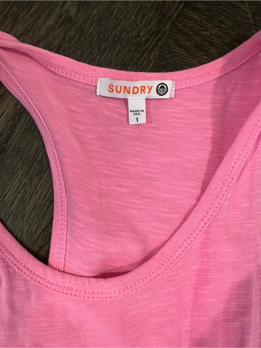 Sundry pink racer back dress - purchased at Shopbop - size 1 - $178